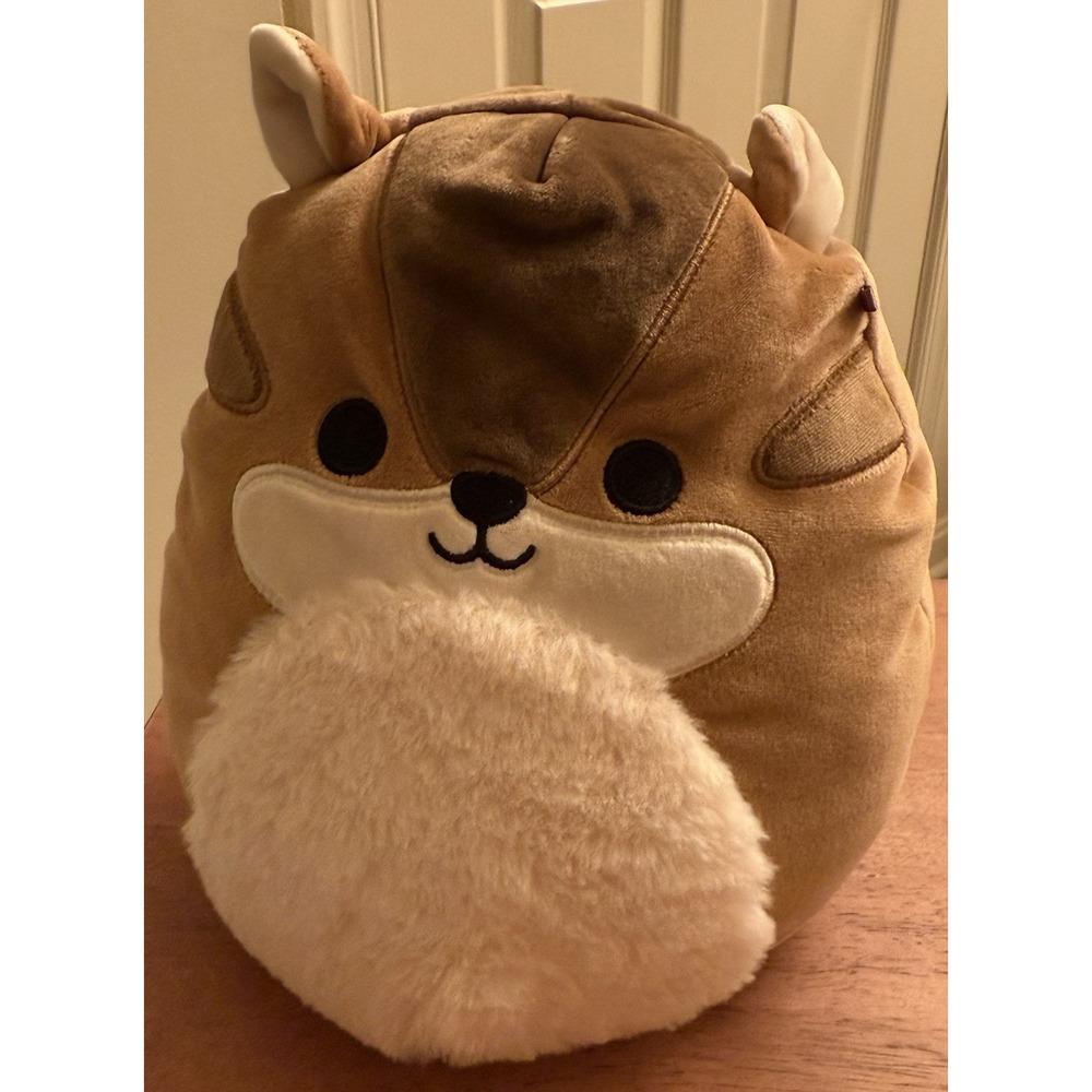 Squishmallow Melzie Chipmunk Brown‎ Plush 8" EUC
